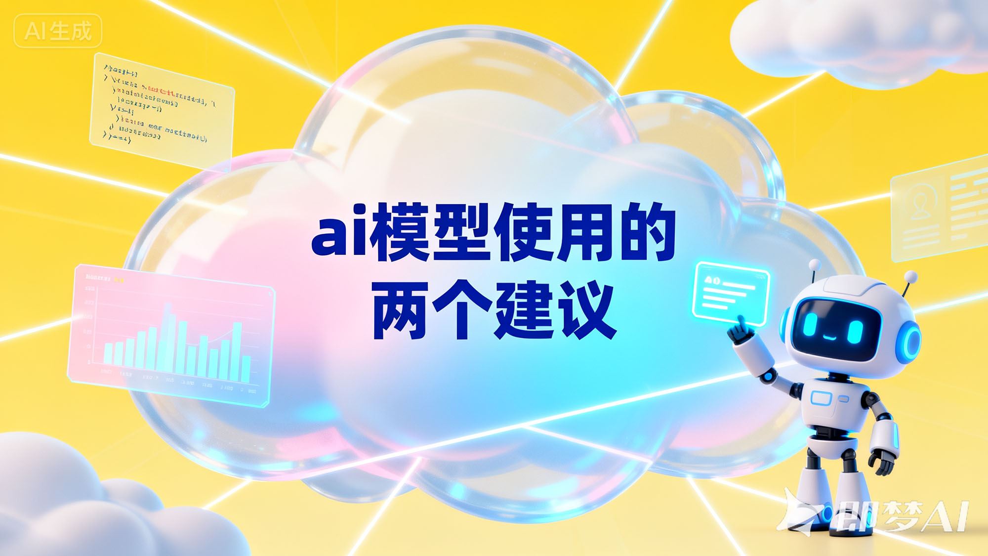 ai模型使用的两个建议